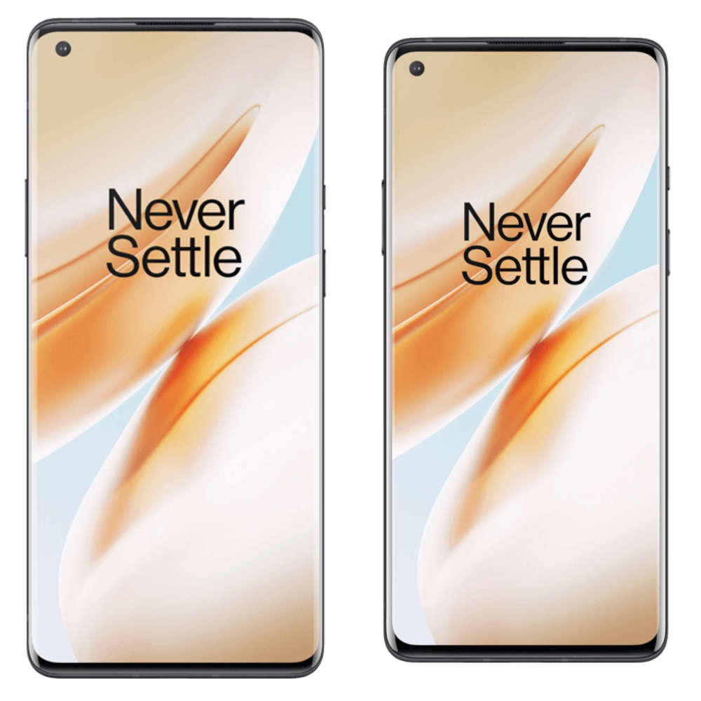 OnePlus 8 vs OnePlus 8 Pro Front