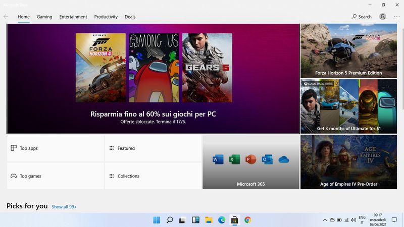 Windows 11 - Microsoft Store