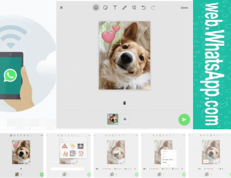 Foto Editing Web WhatsApp