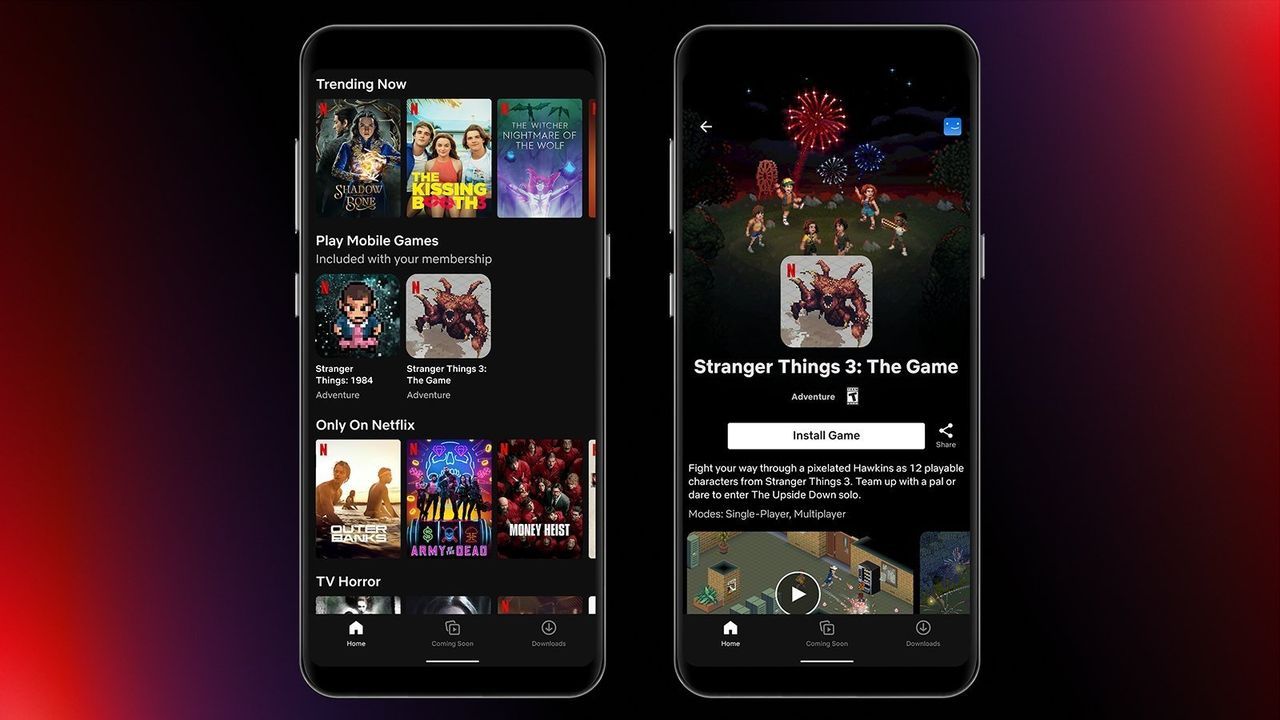 Netflix Mobile Gaming Stranger Things Android