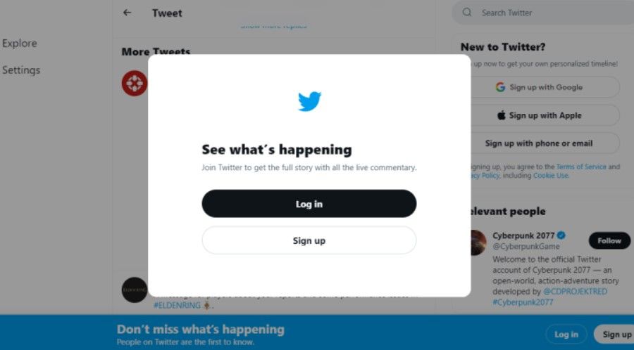 Come aggirare “Vedi più tweet da” e “Guarda cosa sta succedendo” Twitter