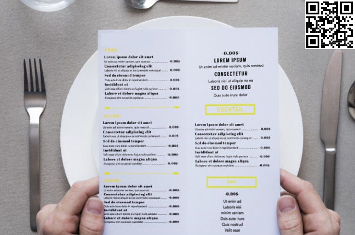 Creare Menu Online