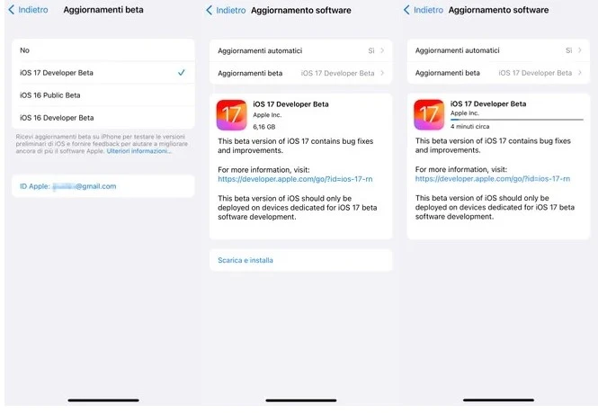 iOS Beta senza Account Sviluppatore