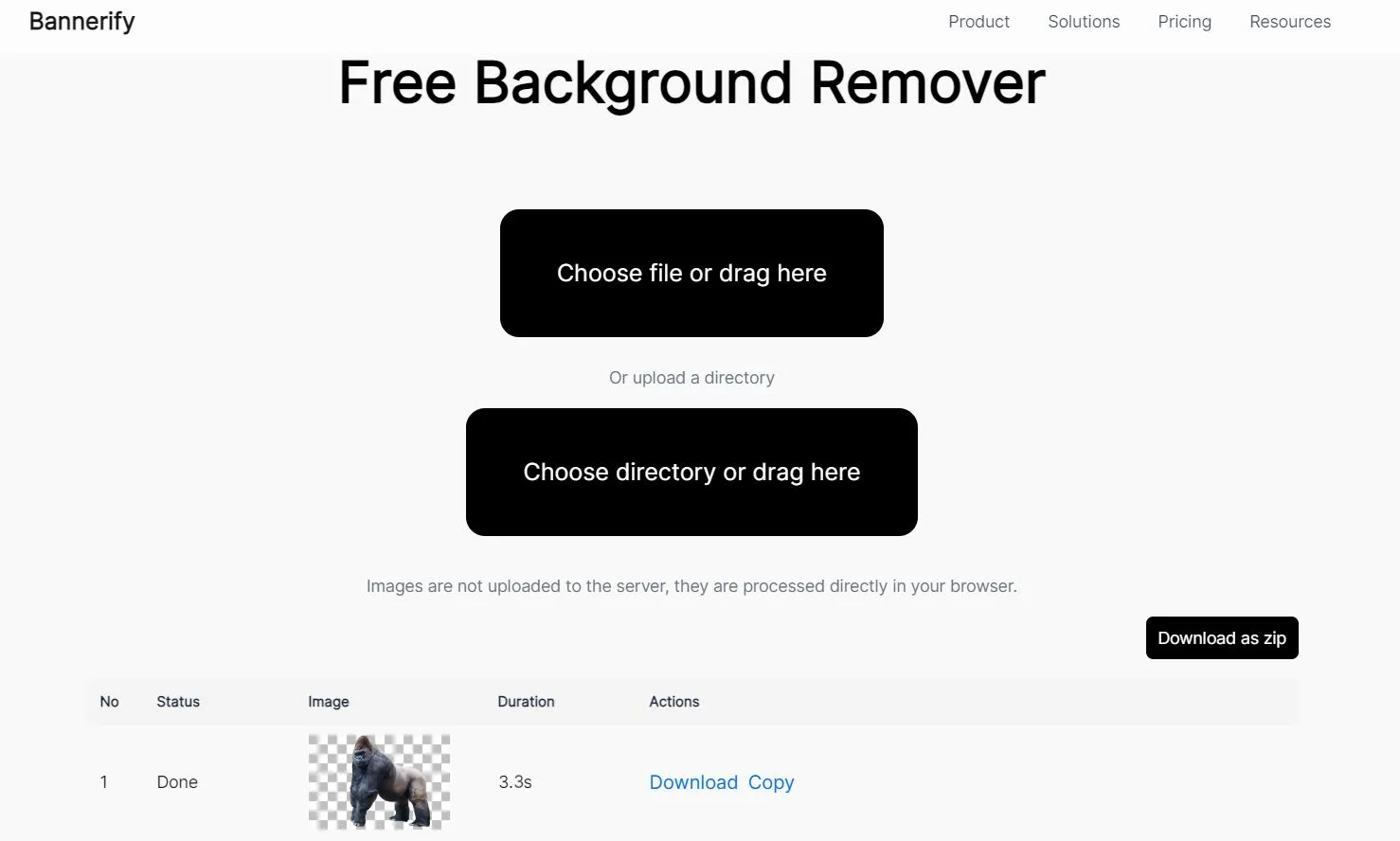 Bannerify Background Remover