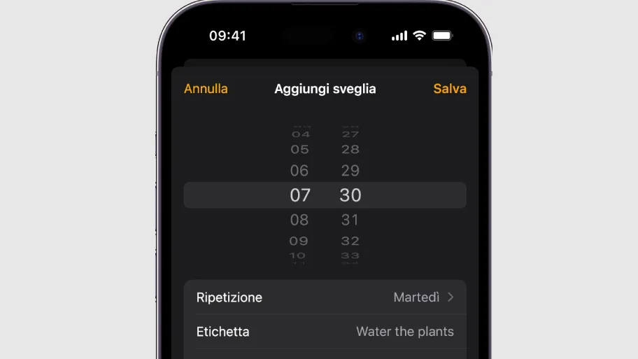 Sveglia iPhone